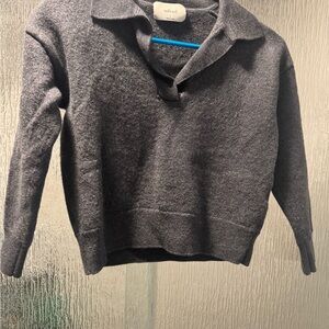 Wilfred Charcoal Knit Top